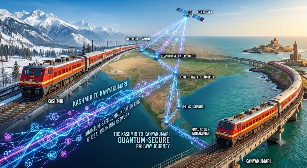 Embedded presentation visual representing quantum-safe rail communications and transport infrastructure security.