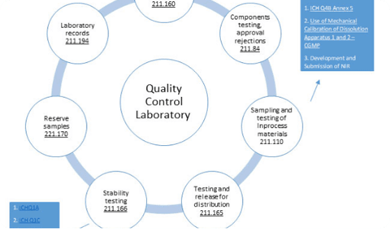 Embedded presentation visual representing scientific auditing, compliance review, and laboratory quality verification.